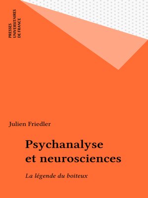 cover image of Psychanalyse et neurosciences